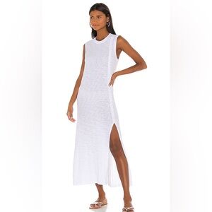 White lightweight maxi tank dress, coconutgirl, summer, beach EuropeanSummer